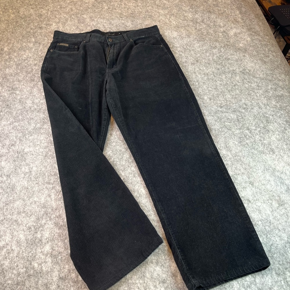 Men's Black Calvin Klein corduroy 100% cotton.